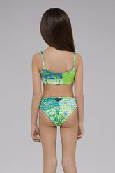 BIKINI BRASSIERE BAMBINA  VERDE